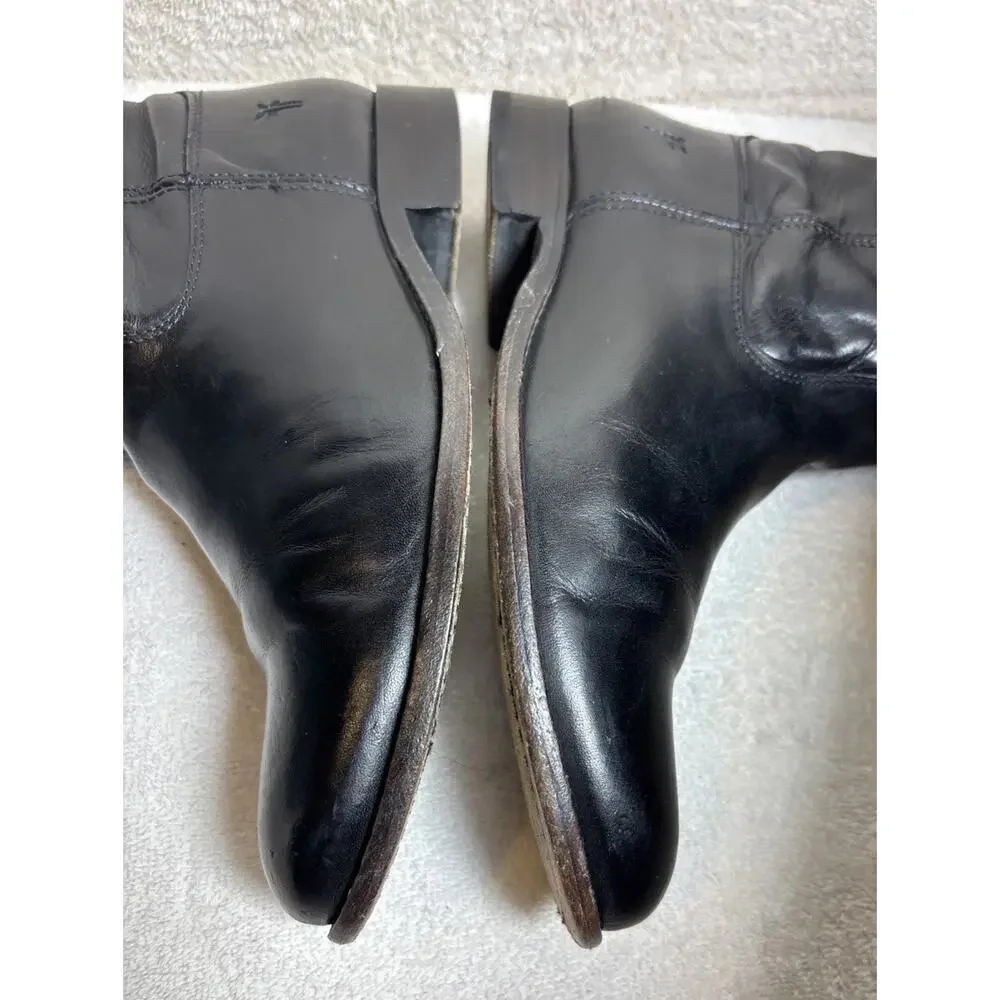 Frye Melissa Button #77167 Leather Equestrian Riding Biker Womens Boots 7.5 B
